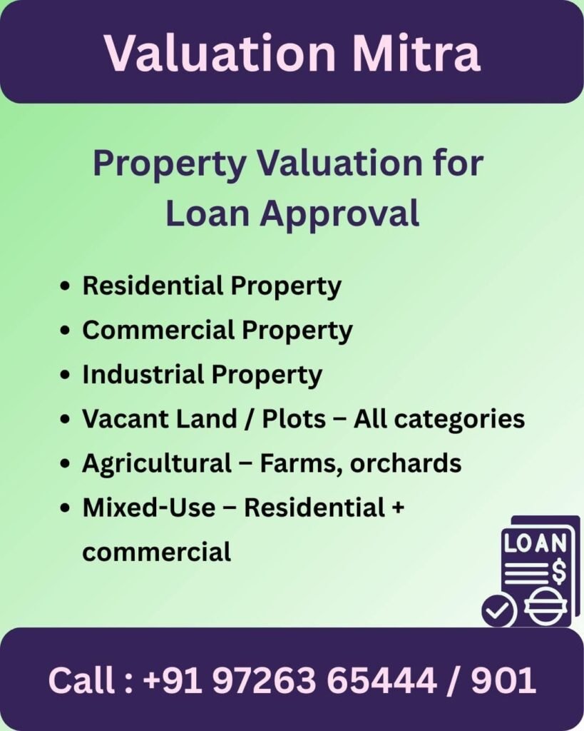 Property valuation Report For Bank Loan Purpose